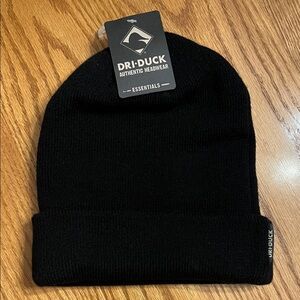 NWT Dri-Duck Black Beanie Hat